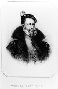Thomas Radclyffe (c.1526-83) 3e comte de Sussex